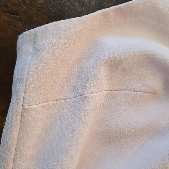 Karl Lagerfeld Light Pink Gown with Adjustable Pearl Straps Size 12 - Picture 7 of 16